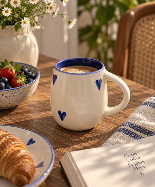 Blue Heart Mug