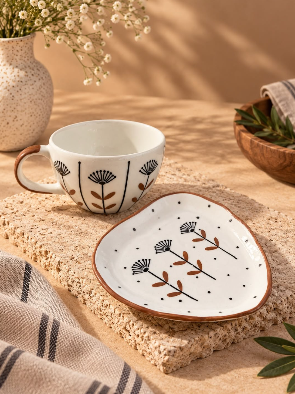Dandelion Cup & Saucer Set