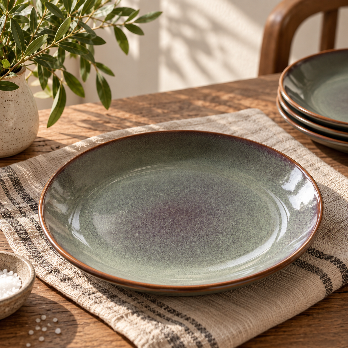 Green plate