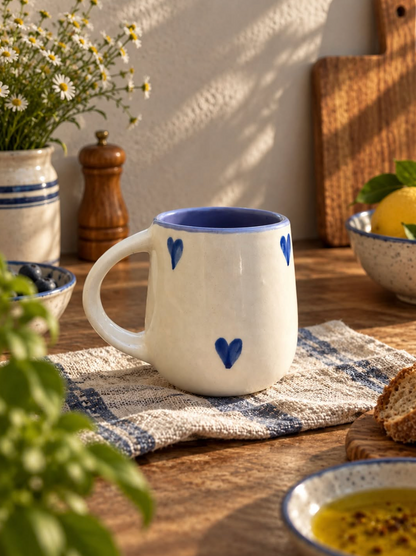 Blue Heart Mug