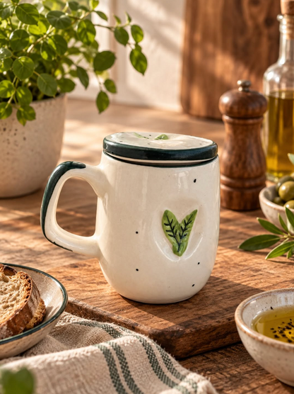 Green Leaf Mug