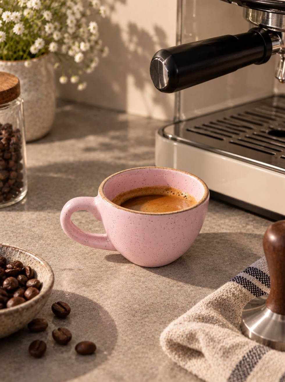 Pink Espresso Cup